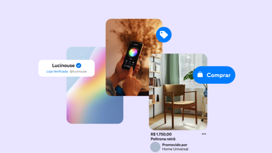 Anúncios de shopping no Pinterest